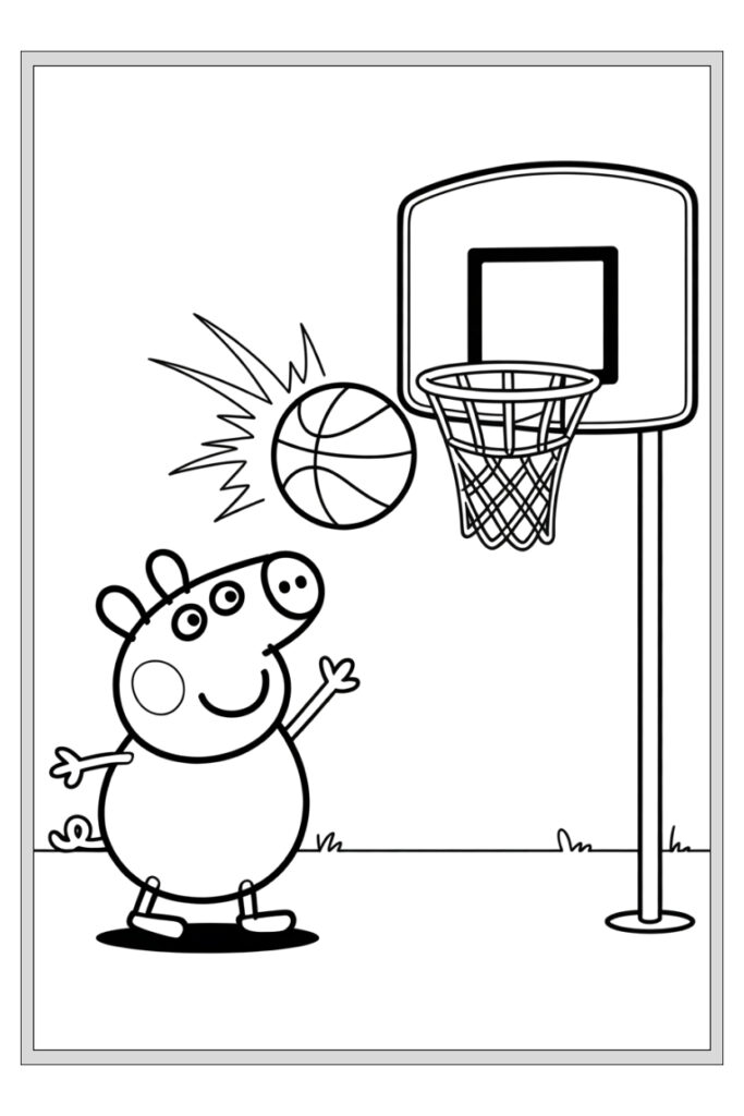 153 Pagina Peppa Pig Kleurplaten