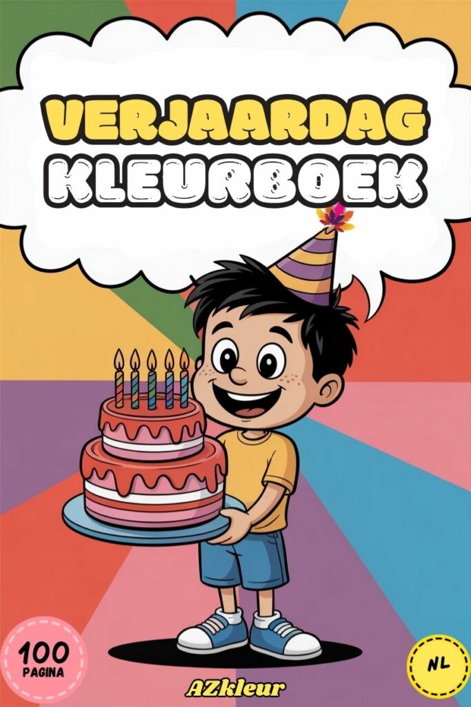 100 Pagina Verjaardag Kleurplaten