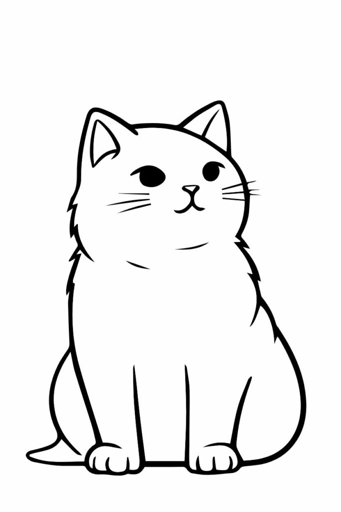 175 pages Chat livre de coloriage