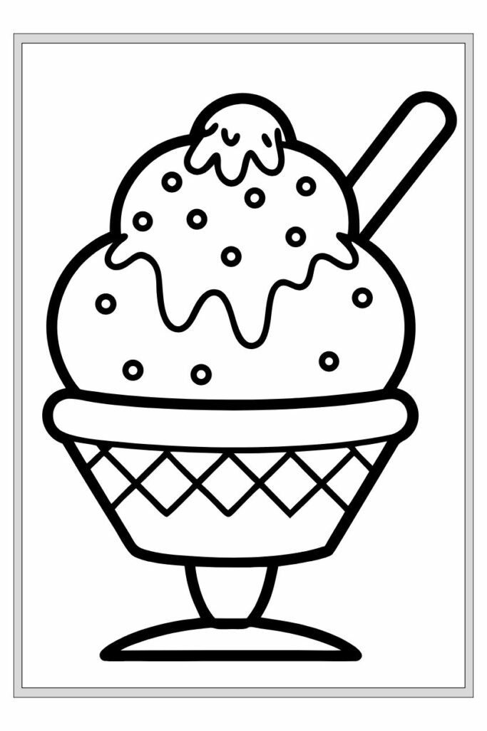 140 Seiten Eis Malbuch