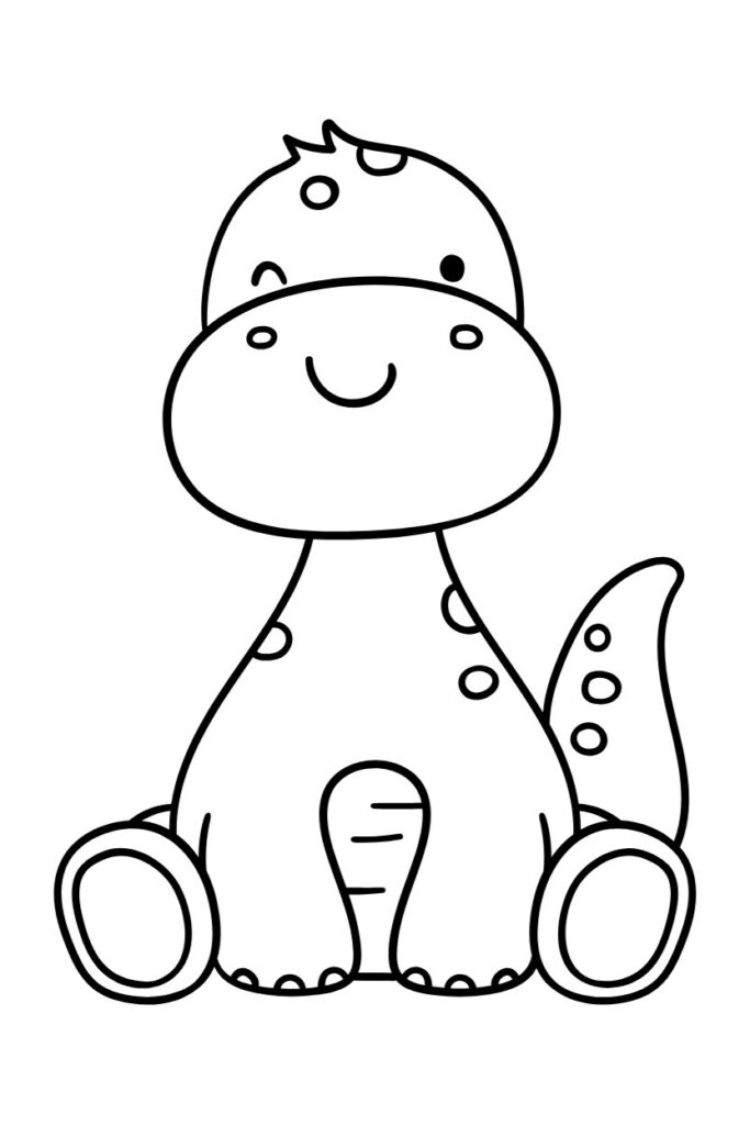 120 Seiten Dinosaurier Ausmalbilder