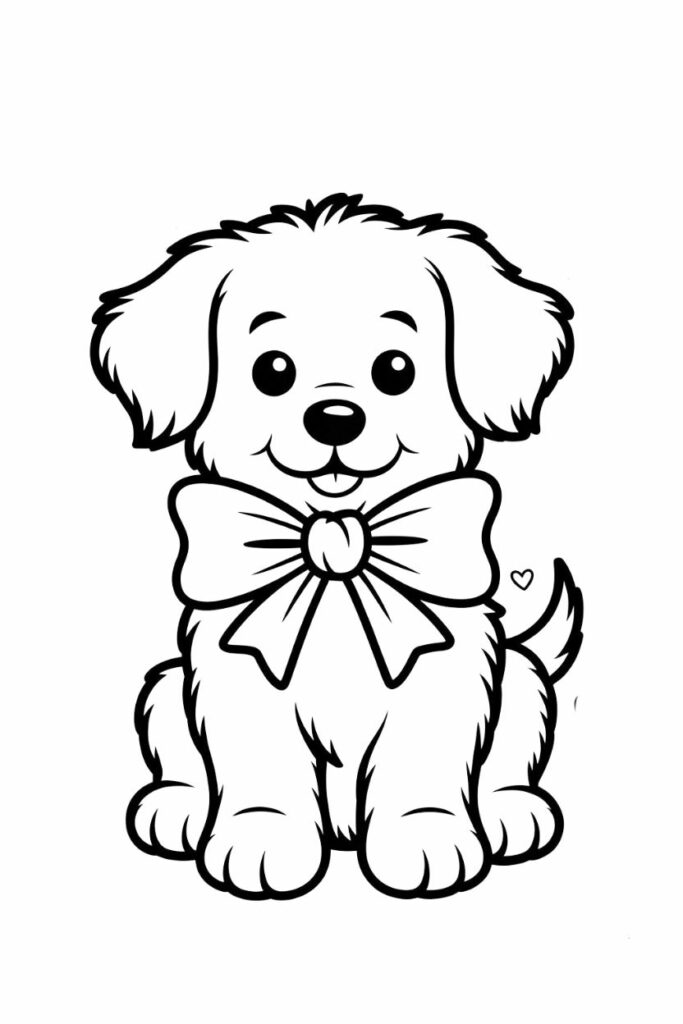 101 Pages of Dog Coloring Pages
