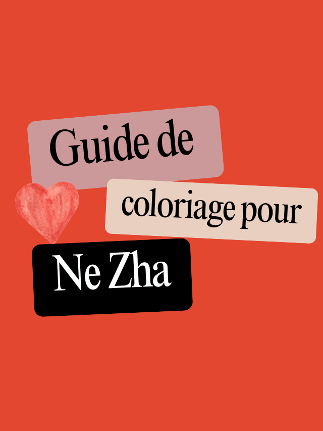Guide de coloriage pour Ne Zha