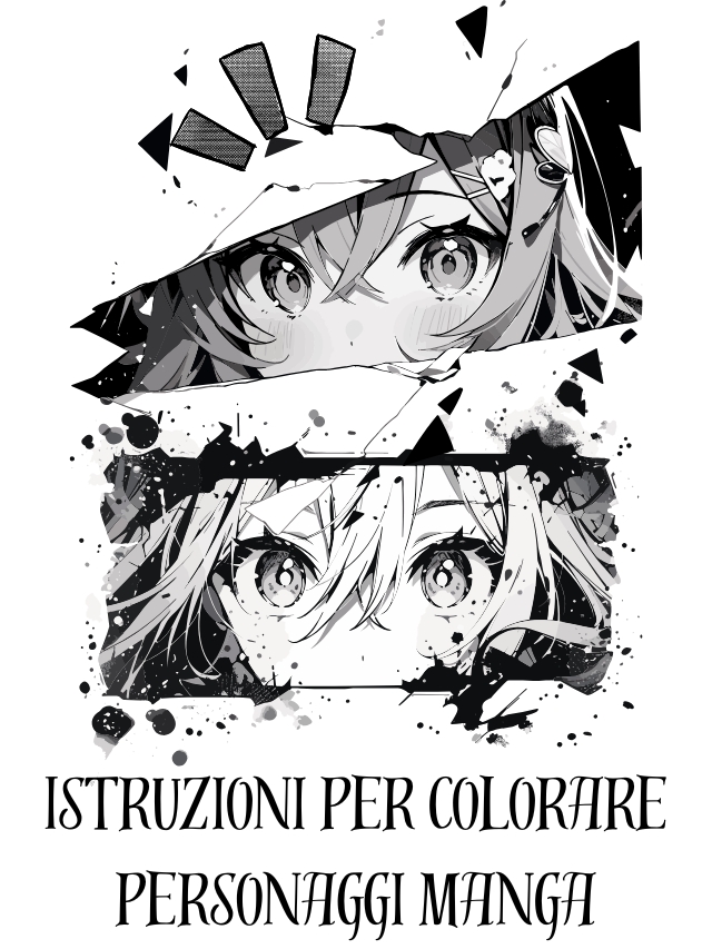 Istruzioni per colorare personaggi manga