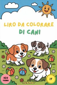 Libro da colorare di cani (1)