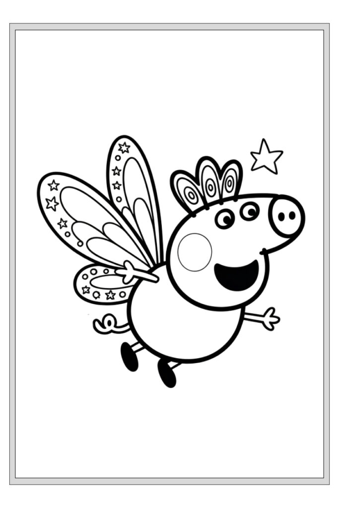 153 Pages de Livre de Coloriage Peppa Pig