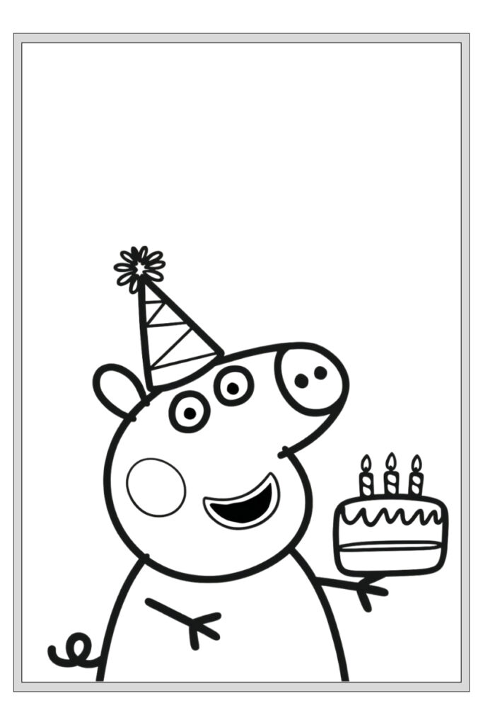 153 Pages de Livre de Coloriage Peppa Pig