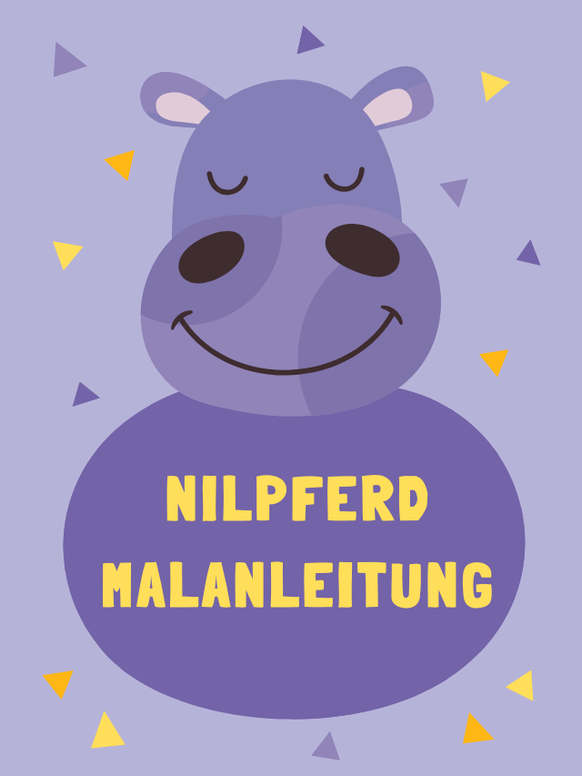Nilpferd Malanleitung