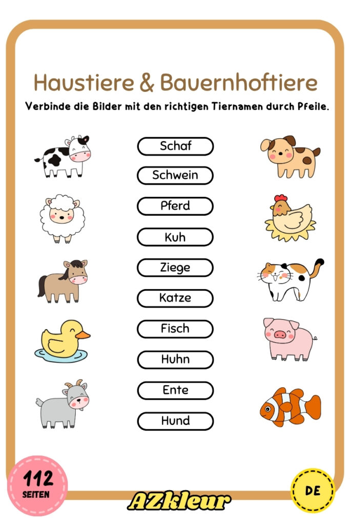 112 Seiten Pferde Ausmalbilder