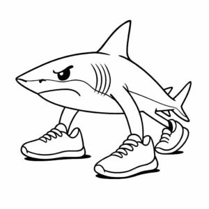 Tralalero Tralala coloriage gratuit