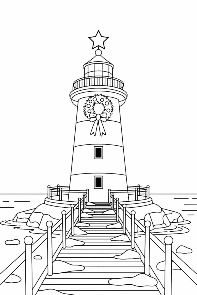 105 Pages Christmas Coloring Book