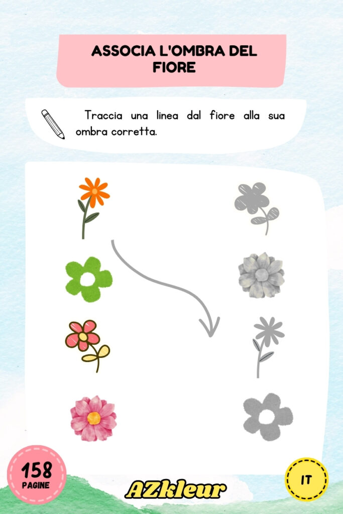 158 Pagine di Fiori da Colorare