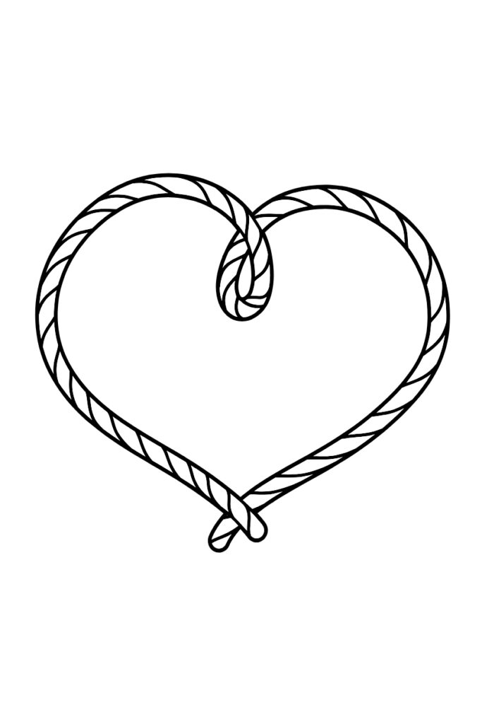126 Pages Heart Coloring Book