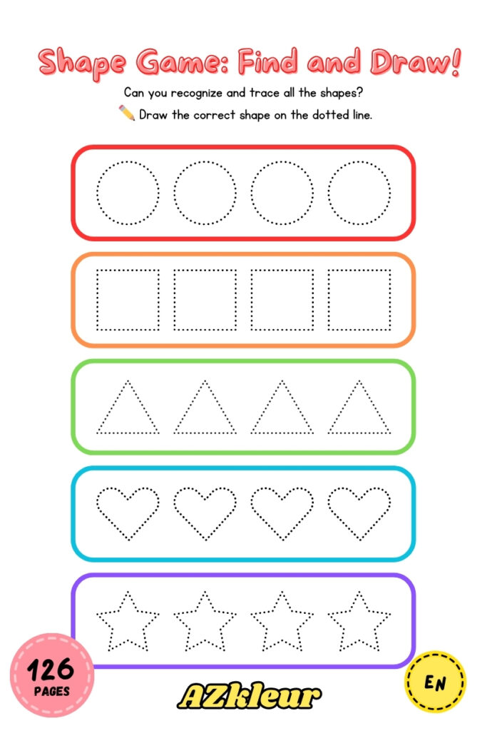 126 Pages Heart Coloring Book
