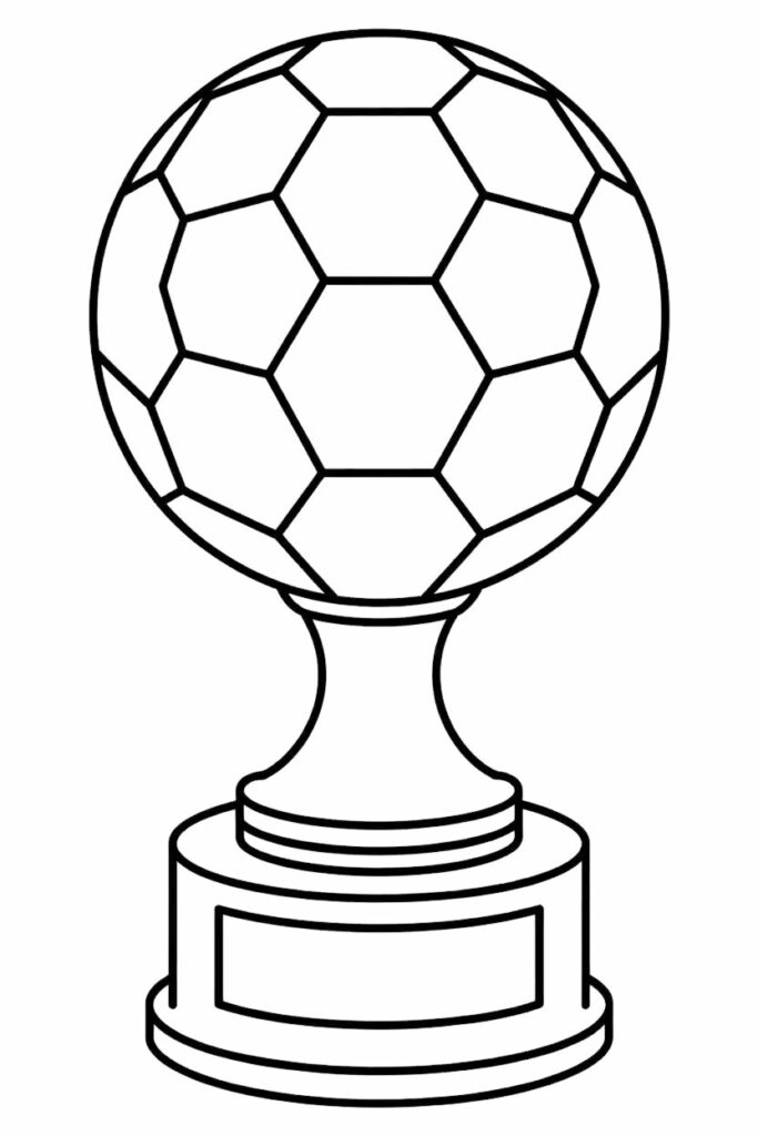 105 Pagine di Disegni da Colorare sul Calcio