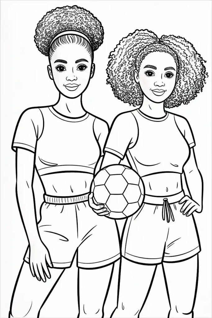 105 Pagine di Disegni da Colorare sul Calcio