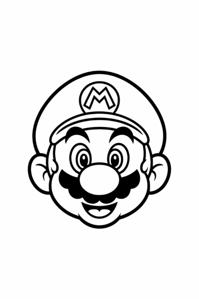 116 Pagine di Disegni da Colorare di Mario
