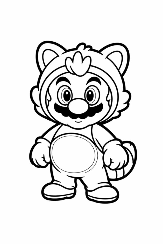 116 Pagine di Disegni da Colorare di Mario