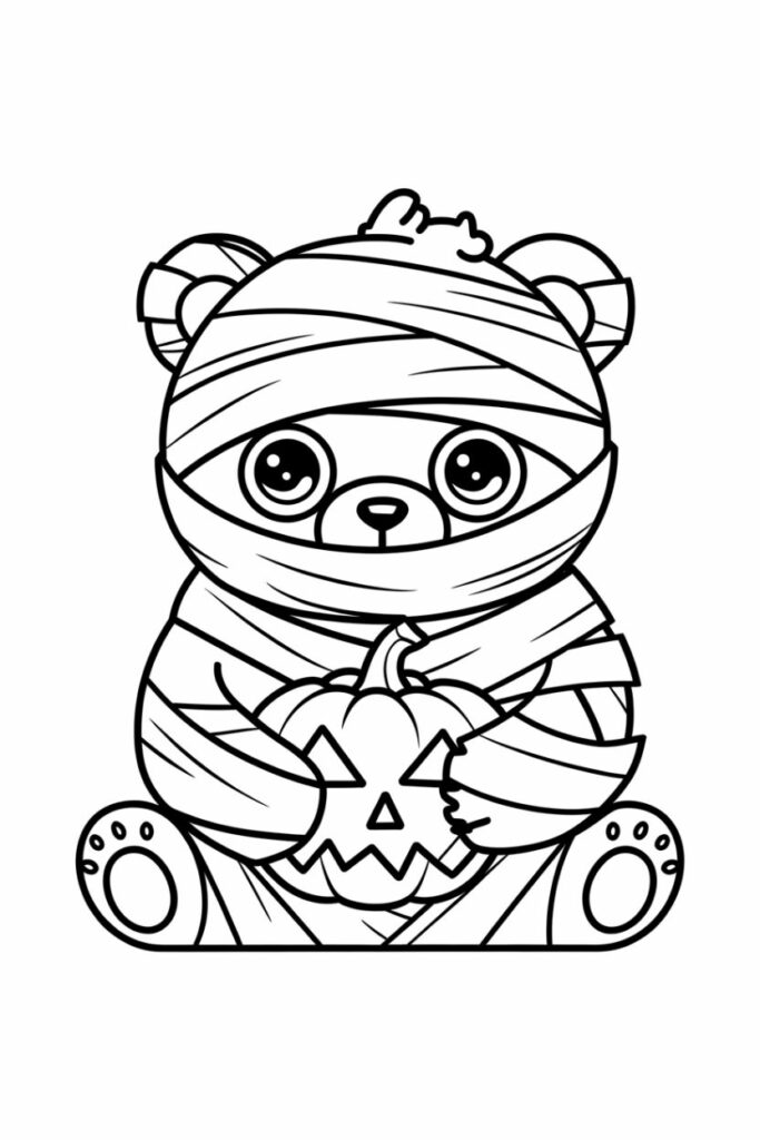Livre de Coloriage Halloween de 105 Pages
