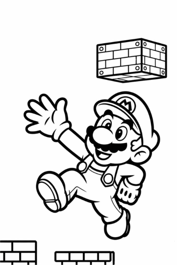116 Pages de Coloriages Mario