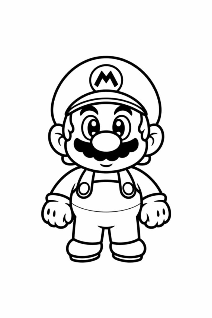 116 Pages de Coloriages Mario