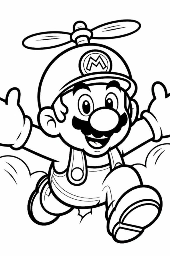 116 Pages de Coloriages Mario