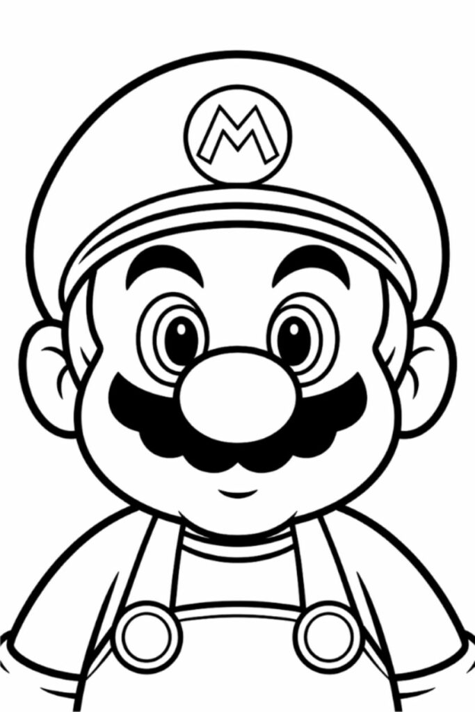 116 Pages of Mario Coloring Pages