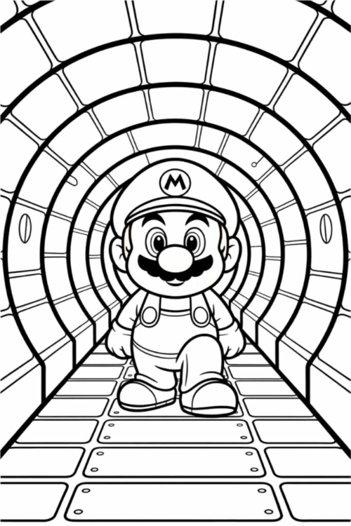 116 Pages of Mario Coloring Pages