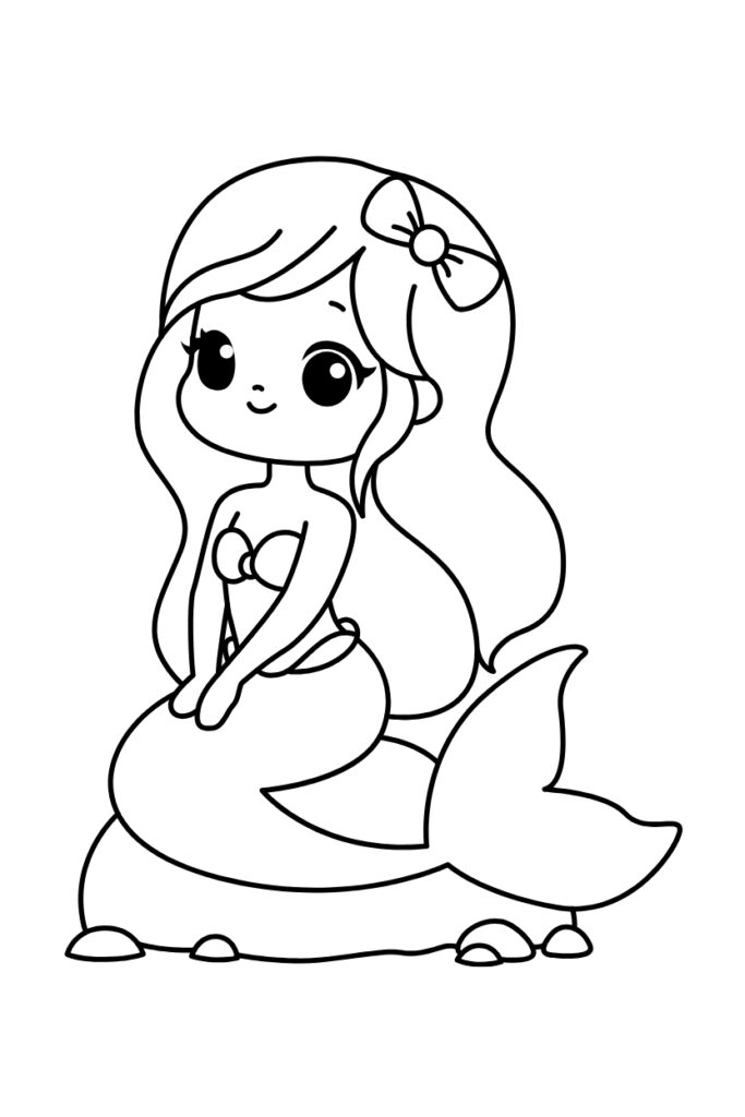 121 Pages Mermaid Coloring Book