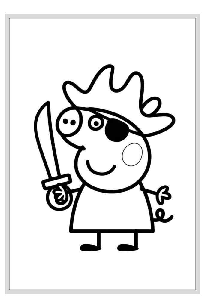153 Pagine da Colorare di Peppa Pig