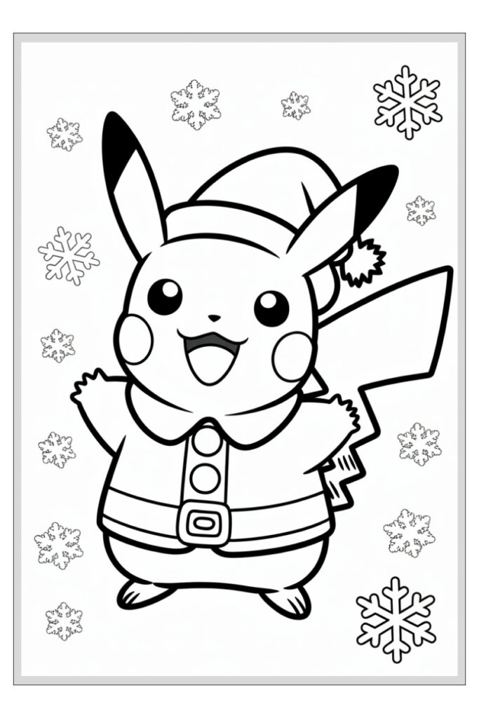 160 Pagine Libro da Colorare Pikachu