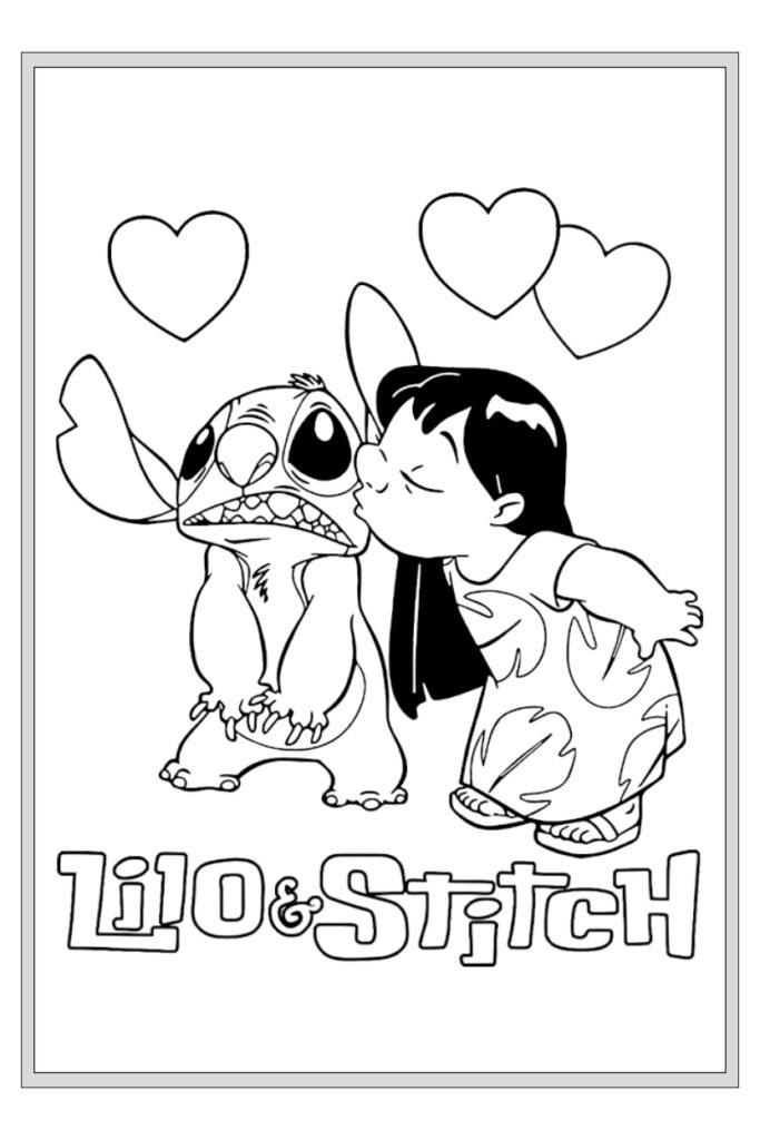 300 Pages Stitch Coloring Book