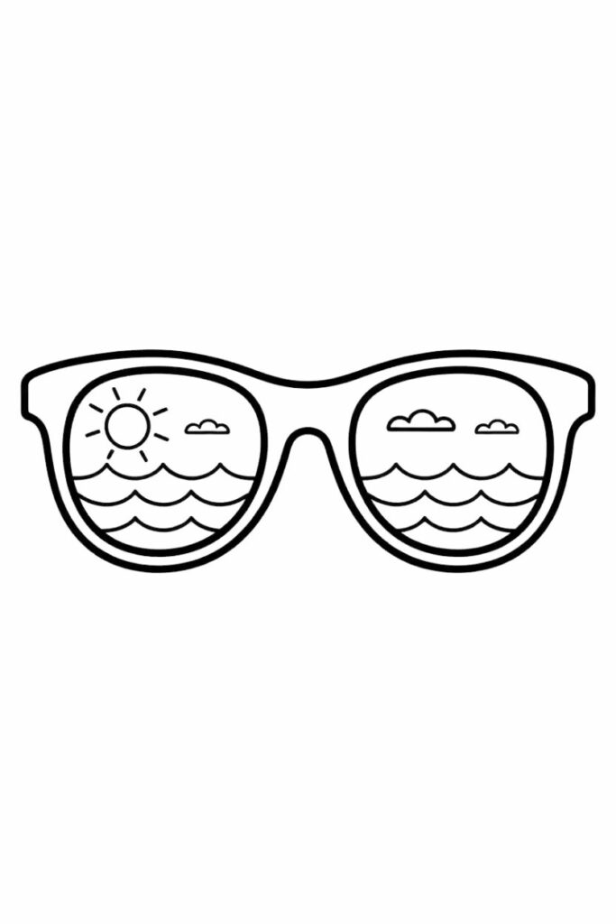 104 Pages Summer Coloring Book