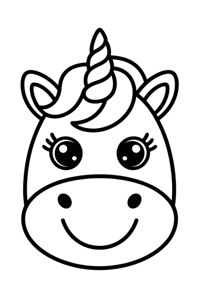 105 Pages Unicorn Coloring Book