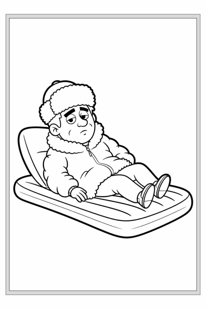 100 Pagina’s Winter kleurplaten