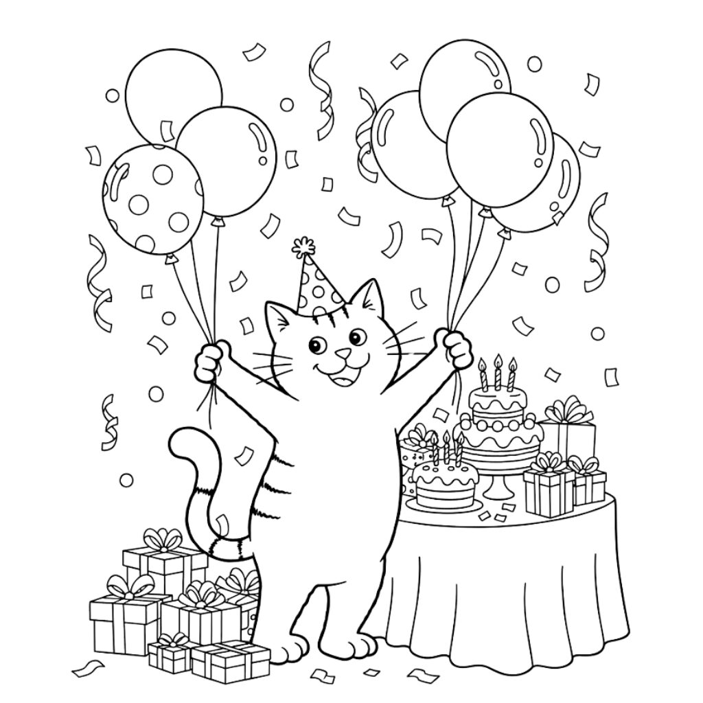 dikkie dik kleurplaat verjaardag