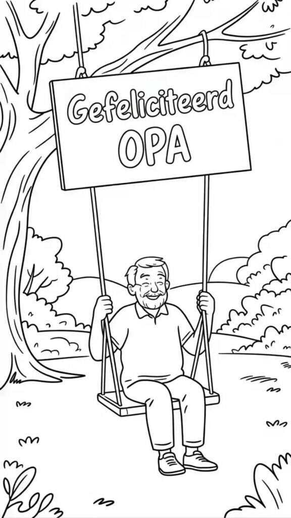 congratulations grandpa birthday coloring page