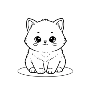 kleurplaat puppy schattig