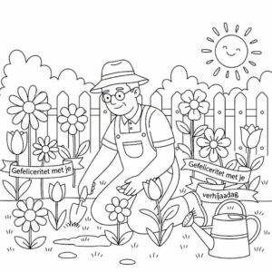 coloring page for grandpa’s birthday