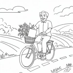 coloring pages grandpa birthday