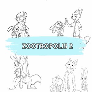 Zootopia 2 Coloring Pages