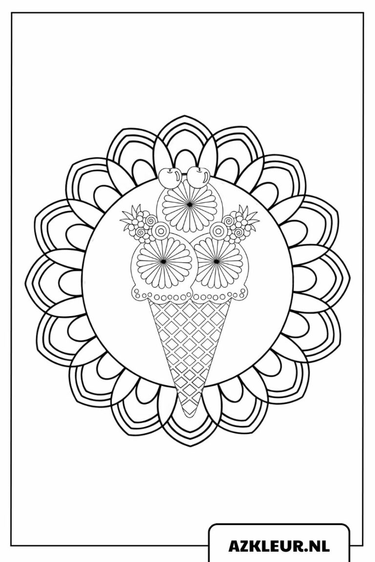 Gratis Mandala Kleurplaat 24 Afdrukbare Kleurplaten Als PDF