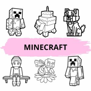 Minecraft Coloring Pages