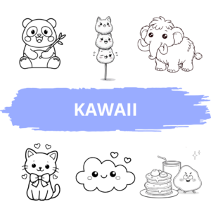 Disegni Kawaii da Colorare