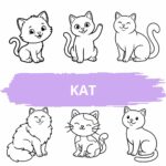 kat kleurplaat ft