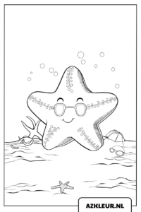 Zeeter Coloring Kleurplaat Zeester – 16 Gratis Printbare Kleurplaten voor kinderen