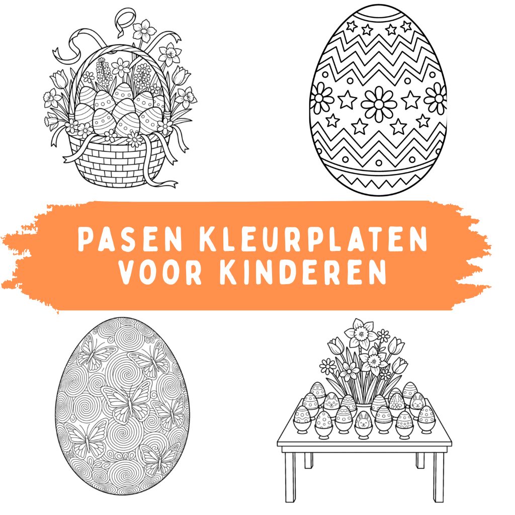 Pasen Kleurplaten voor Kinderen