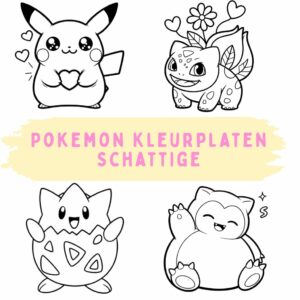 Pokemon Kleurplaten Schattige