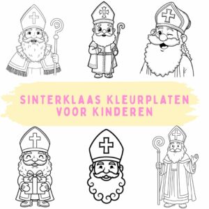 Sinterklaas Kleurplaten voor Kinderen