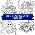 Sonic Kleurplaat met vrienden ft (1)